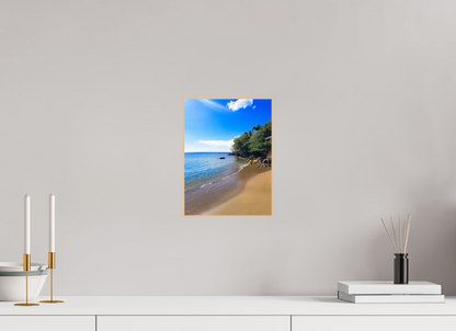 21 x 28 cm, 3. ArtBox bois Erable nature Plage Secrète Tropicale